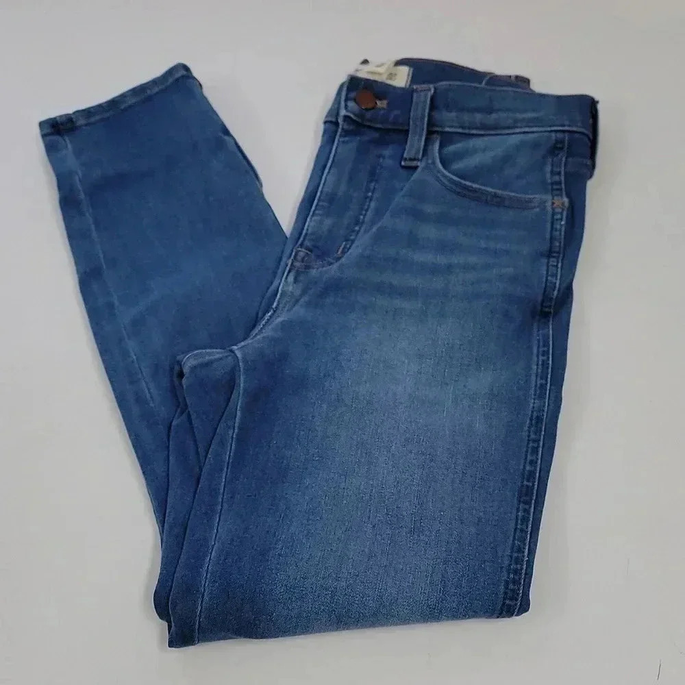 Madewell Stretchy Skinny Jeans Roadtripper Jeggings Zipper Ankle - Picture 2 of 13